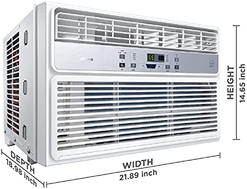 Midea 10,000 Btu Easycool Window Air Conditioner, Dehumidifier And Fan - Cool, Circulate And Dehumidify Up To 450 Sq. Ft., Reusable Filter, Remote Control #TOP7