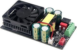 EMBRACENATURE HiFi IRS2092 1000W Mono Channel Digital Class D Stage Subwoofer Power Amplifier Board with Speaker Protect Relay Durable Easy Install Easy to Use B