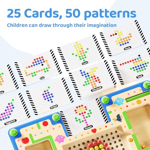 42% Off LADFAR Magnetic Maze Montessori Toy for Toddlers