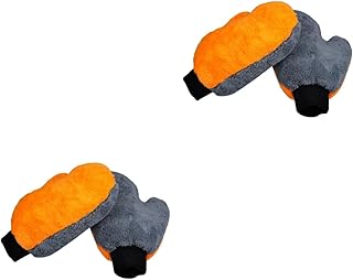 VICASKY 2 Peças Par De Luvas De Limpeza Luvas De Lavagem De Carro Luvas De Lavagem De Carro Luvas Automotivas Luvas De Lavagem Para Lavagem De Carro Luvas De Lavagem De Carro Luva De