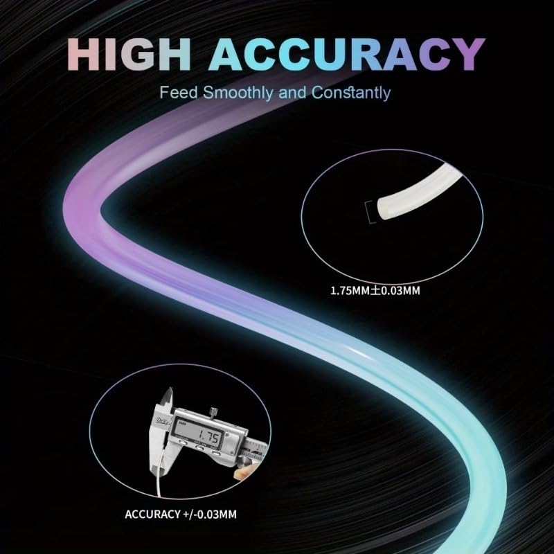 Image of 250G Glow in The Dark 3D Printer Filament 1.75mm Filajoy3D 3D Printing Filament Dimensional Accuracy + /- 0.02mm for Most FDM 3D Printers,Rainbow