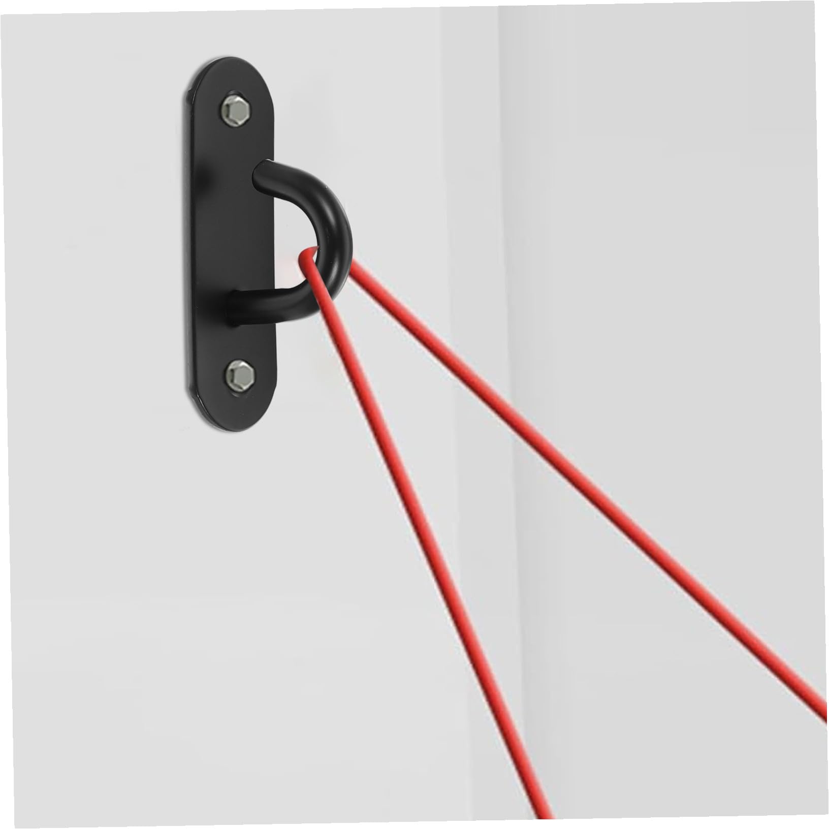6 Piezas Anclajes Pared Acero Inoxidable para Bandas de Resistencia Montaje Seguro y Duradero para Entrenamiento Fitness y Yoga Casa