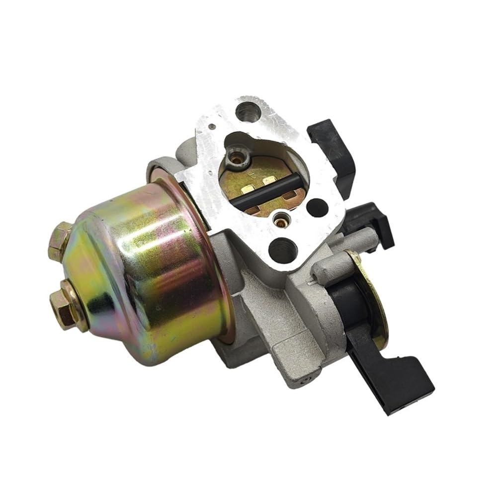 Piezas de reparación Juego de carburador con aislante de línea de combustible, espaciador y junta compatible con motores de cortacésped de 4 tiempos GX200 y GX160.
