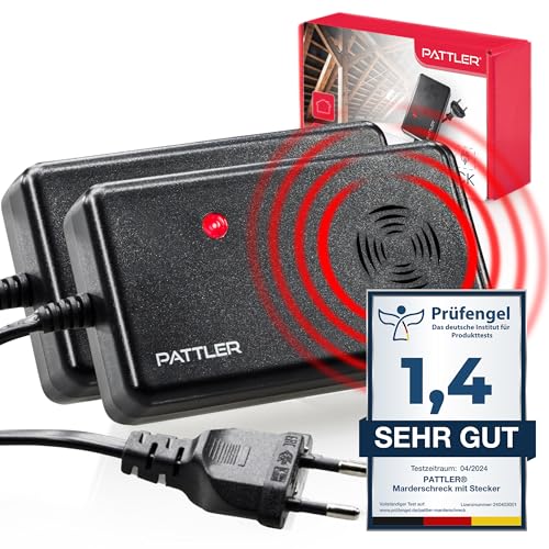 PATTLER ® Marderschreck Auto mit Stecker - für 60m². Marderschreck für...