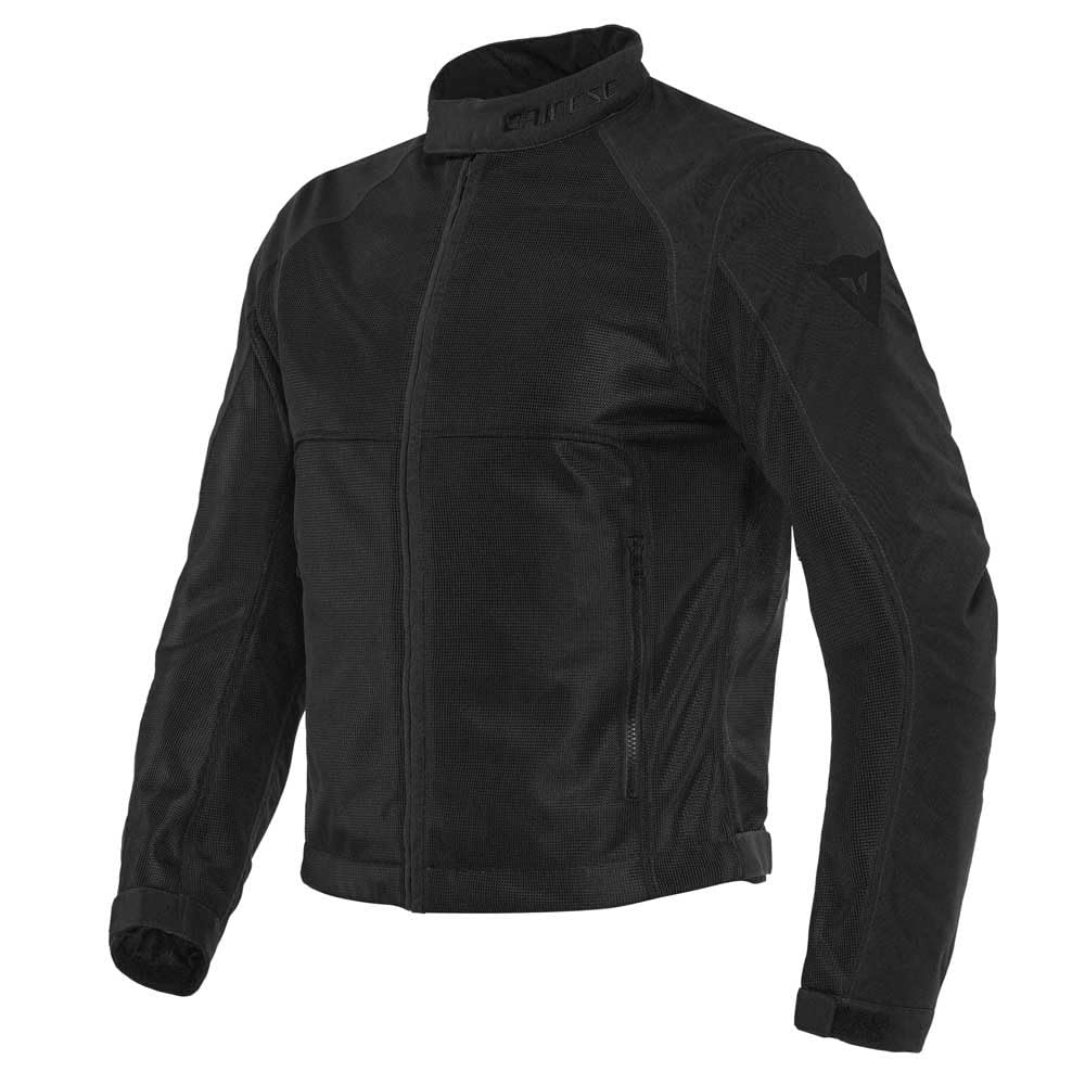Dainese - Sevilla Air Tex Jacket, Chaqueta Moto Hombre de Verano, Transpirable y Ligera, Cazadora Moto con Malla Perforada para una Máxima Libertad de Movimientos, Negro