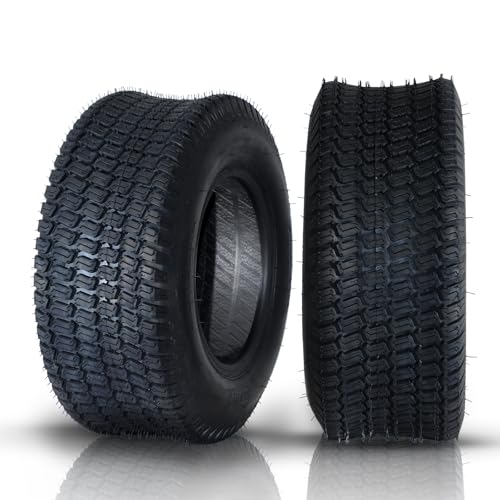 MOTORHOT 20x8.00-10 Lawn Mower Golf Cart Tires 20x8x10 Lawn & Garden Tractor Turf Tires Tubeless 4PR Set of 2