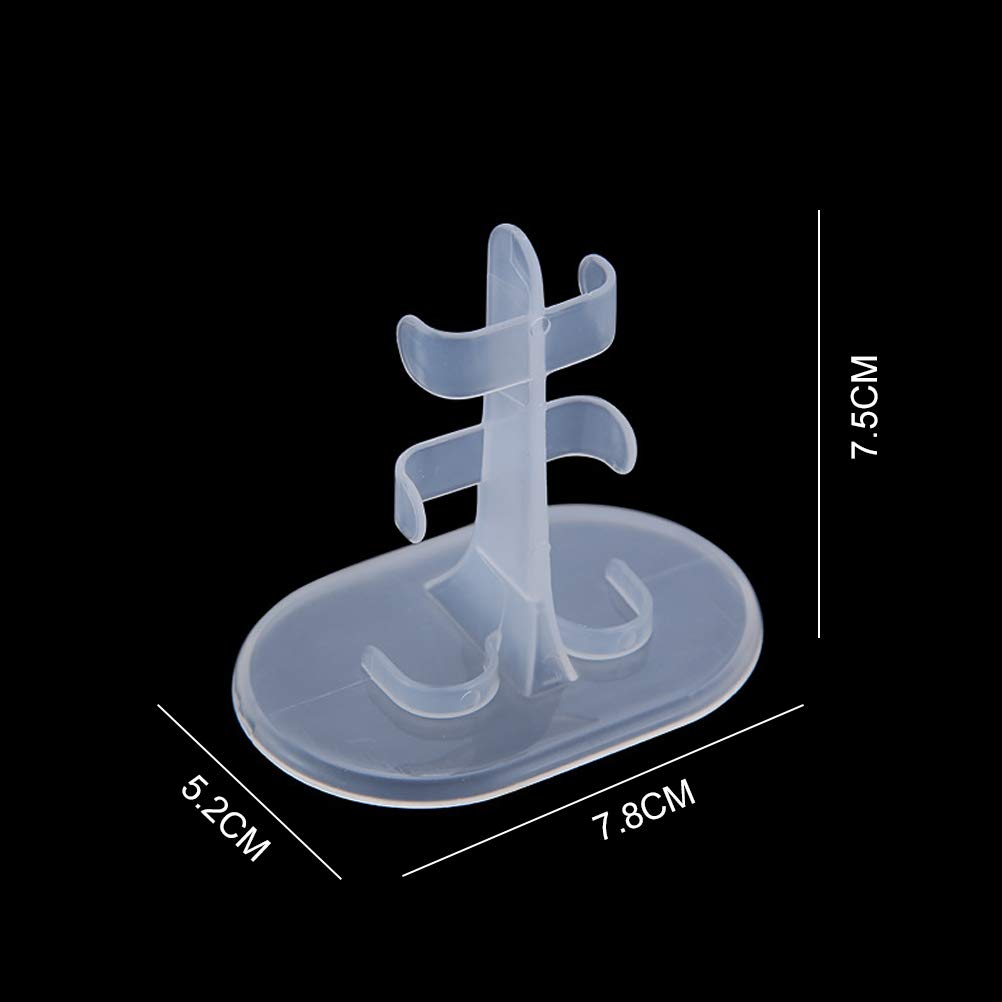 Leikance Doll Stands, 5/10PCS Universal Plastic Display Holders for Girls Dolls Small Model Holder - Image 2