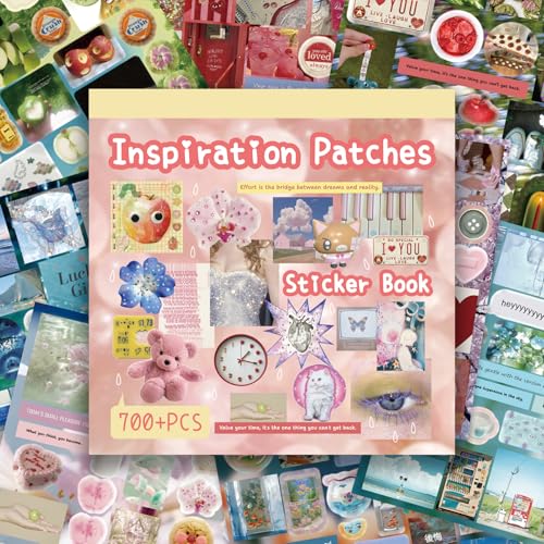 Image of 600+ Pcs Kawaii Food Stickers, 30 Sheets Cute Decals for Journals, Planners, Water Bottles & Scrapbooking, Acid-Free Vinyl (Pink)