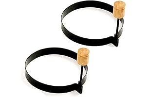 Norpro Nonstick Heart Pancake/Egg Rings, Set of 2