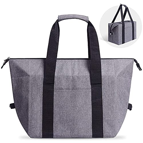 Bolsa térmica de Gran Capacidad, lonchera con Aislamiento térmico, para Picnic, barbacoas, Camping, Recipiente para Mantener la Comida Fresca, Bolso de Mano, Bolsa de pi