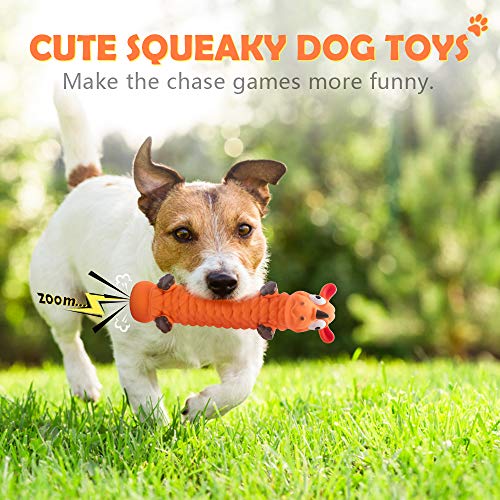 Petper Cw-0069EU Quietschendes Hundespielzeug aus Latex, Welpenspielzeug, lustiges Tier, Hund, Interaktive Hundespielzeuge
