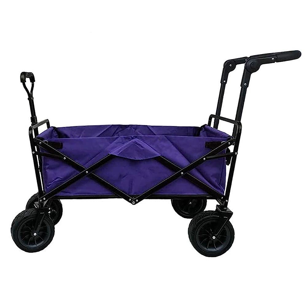 Handcart Folding Garden Trolley Cart Heavy Duty Wagon Multi-Function Shoppi