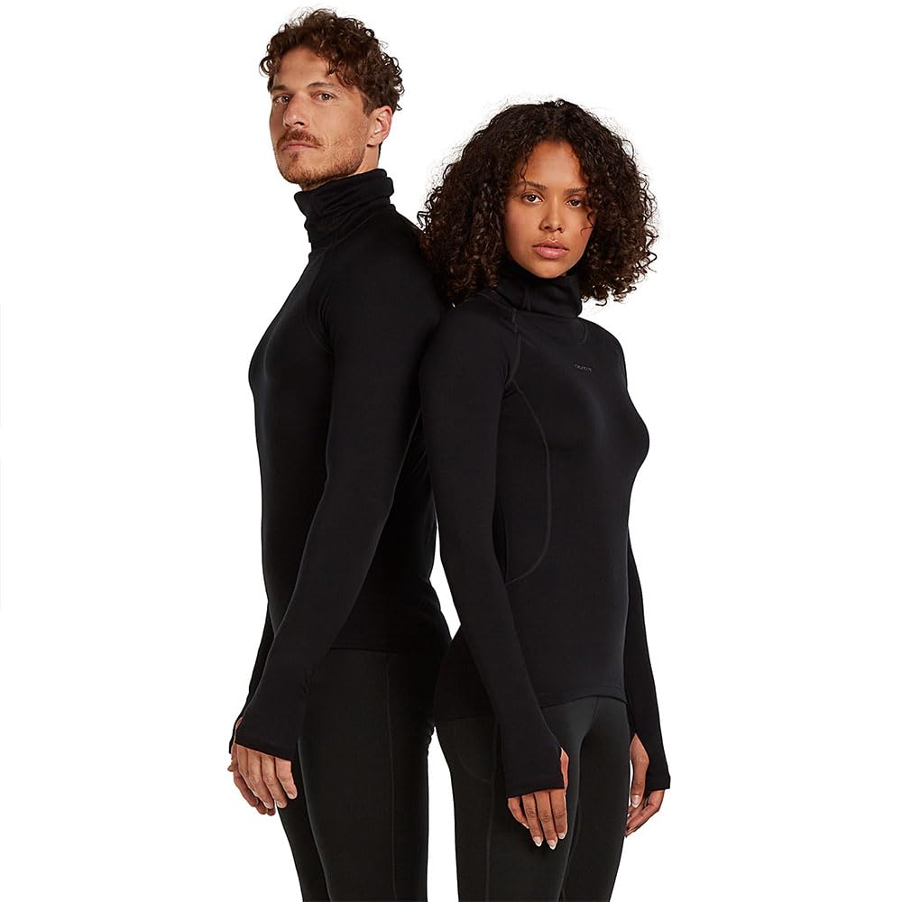 ICEBREAKER 300 MerinoFine Polar Roll Neck Long Sleeve Base Layer 2XL