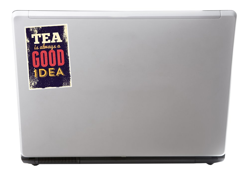 2 x 30cm/300mm Tea è sempre una buona idea Adesivi vinilici British #7520