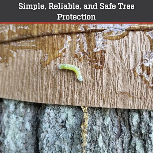 Image of Tree Tanglefoot Tree Banding Gum - 15oz Sticky Coating for Tree Wraps - Long-Lasting, Non-Drying Adhesive Barrier Formula - Weather-Resistant, Made in USA