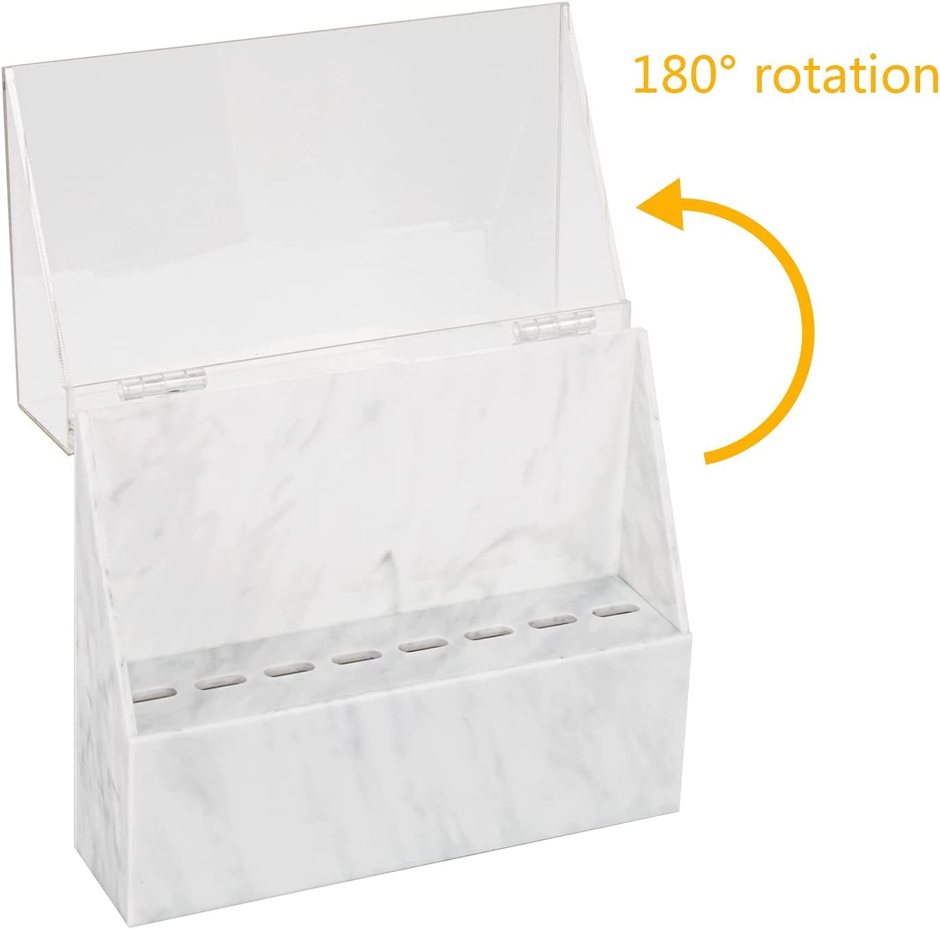 THE LASH SUPPLY Black Acrylic Lash Tweezers Holder with Transparent Cover, Durable Eyelash Tweezers Extensions, Classic Lash Tweezers Holders, Lash Extension Supplies Limited Edition