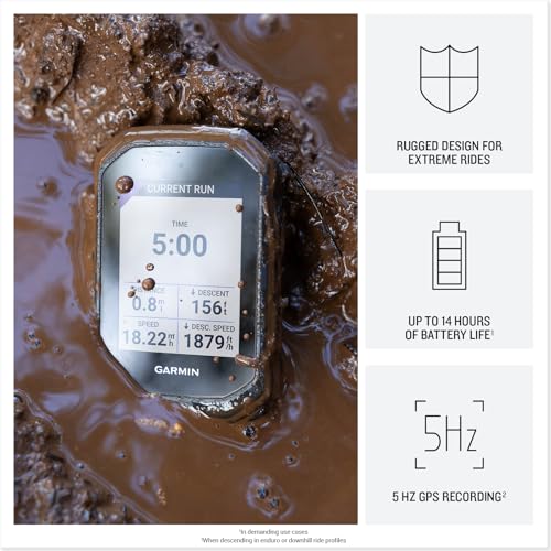 Garmin Edge® MTB, Rugged GPS Bike Computer, Mountain Biking Metrics - image 3