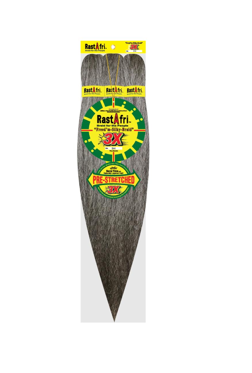 Amazon.com : RastAfri Freed'm Silky Braid Pre-Stretched 3X (B44