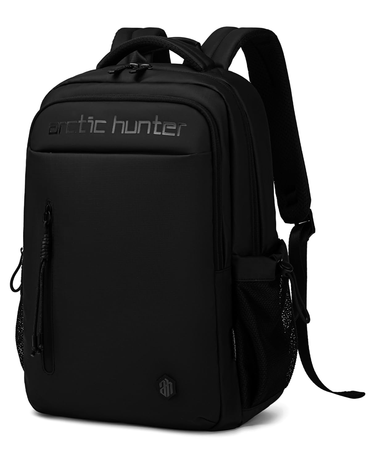 Arctic Hunter Backpack for Men Women Stylish 15.6-inch Laptop Bag 21L Daily Use Capacity Laptop Backpack Multi-pockets Water-resistant Lightweight Padded Backpack for Office College Daypack,Black