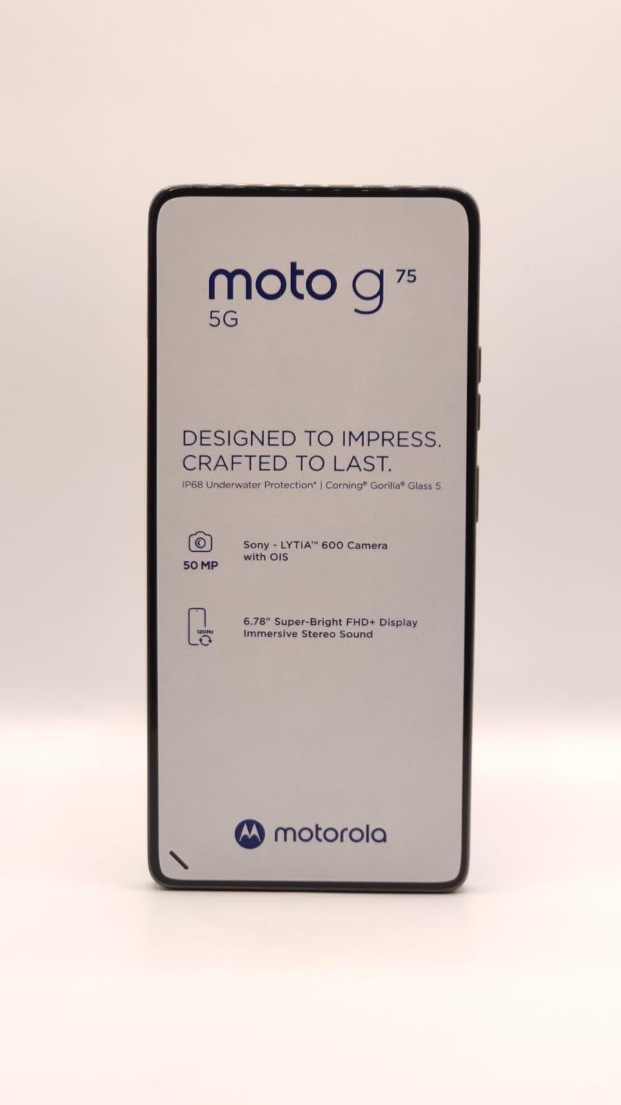 Motorola Moto G75 5G Smartphone - Rugged Screen 8/256GB - Dettaglio