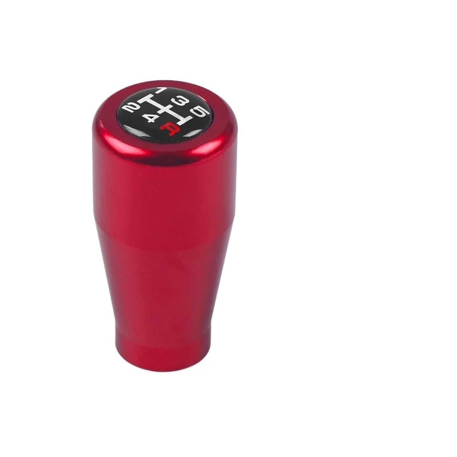 HXVGEGKPYK Gear Stick Knob For 5 Speed Manual Gear Aluminum Shift Knob Shifter Lever Head Gear Lever Knob(Red)