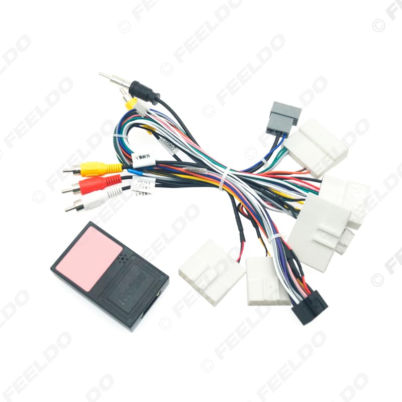 Car 16PIN Radio for Audio Power Cable Adapter with Canbus Box for Nissan Teana XV 2011 for Audio Stereo Power Wiring Harness - (Color Name: AB Cable-canbus Box)