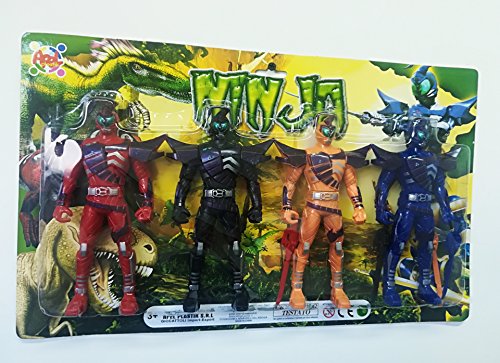 Takestop® Set Pezzi Power Personaggi GUERRIERI