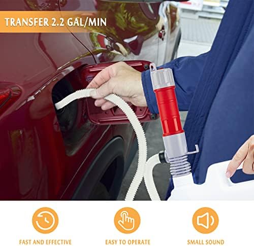 Battery Operated Liquid Transfer Pump,Fuel Transfer Pump,Syphon Pump 2.2 Gallons per Min