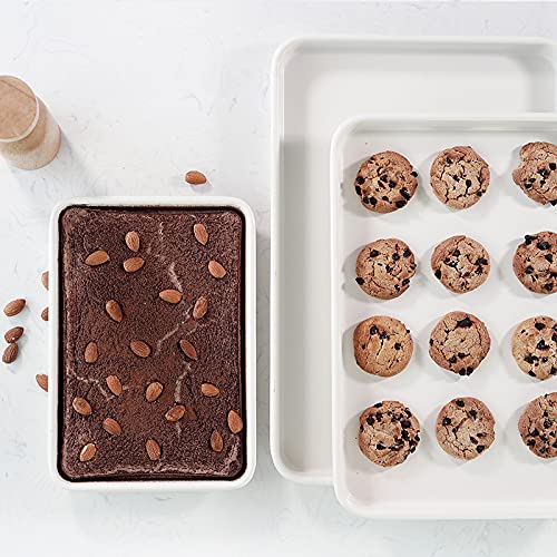 Baking-Sheets-Nonstick-Set-of-3-151395-Inch-Carbon-Steel-Cookie-Sheet-Pan-Toaster-Oven-Baking-Pans-Baking-Tray-Rimmed-Baking-Pan-Friend-gift-Pink