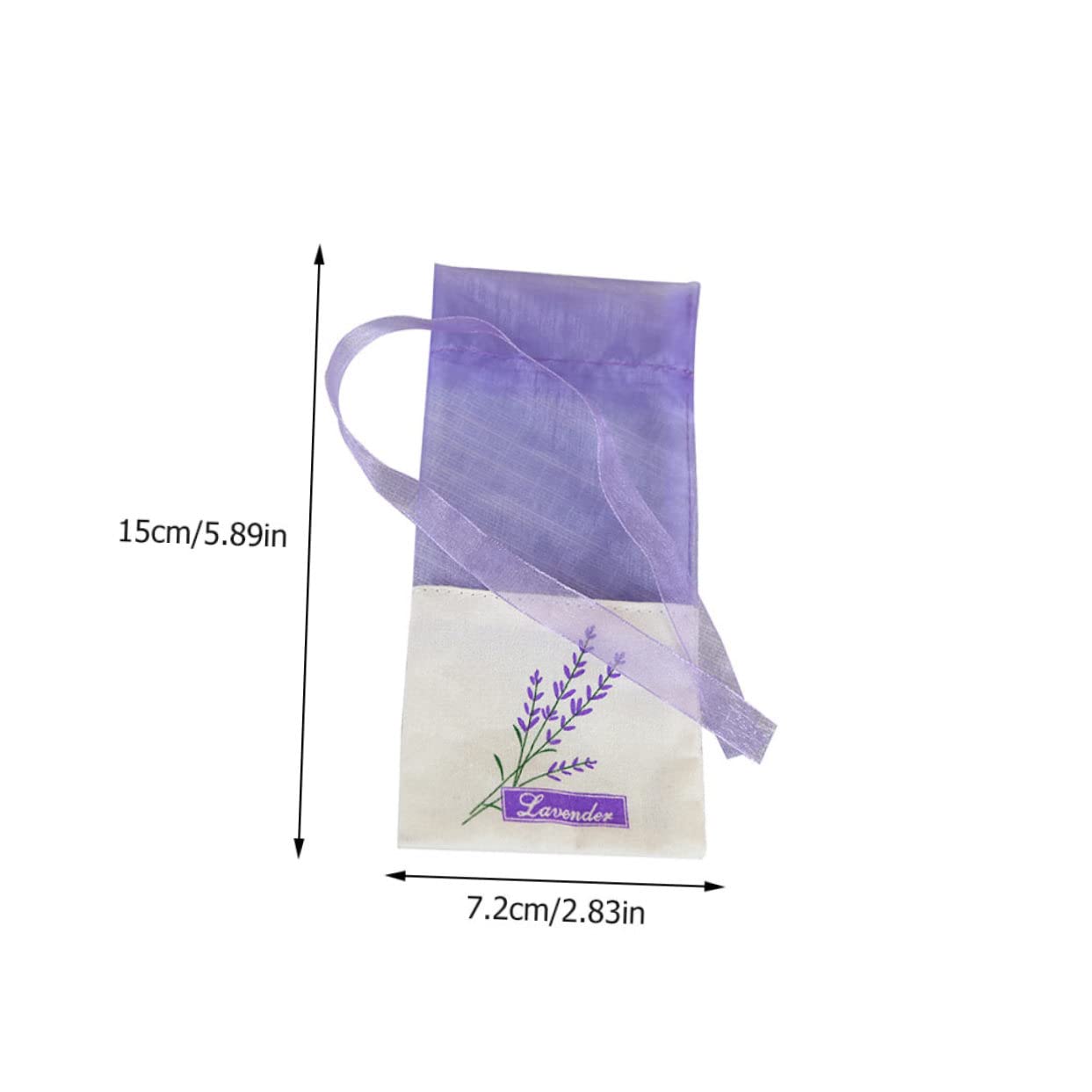 EPIGEIST 22Pcs Lavender Scented Sachet Bags for Closet and Handmade with Beautiful Flower Pattern Easy to Use Drawstring Design