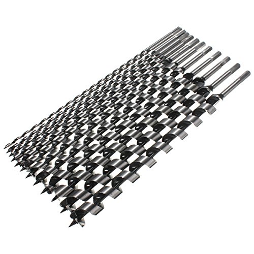 EsportsMJJ 460mm 6-28mm Vástago Hexagonal Brad Point Broca Espiral Herramienta de Perforación de Madera