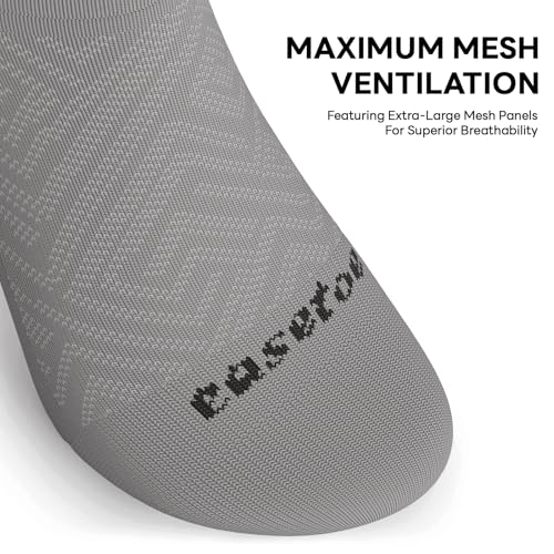 Image of No Show Socks Women, 8 Pairs Low Cut Ankle Non Slip Casual Invisible Liner Athletic Running Socks