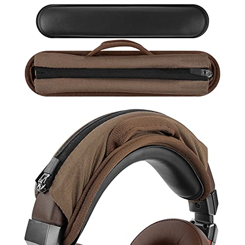 Geekria Replacement Medium Hook and Loop Headband Cover + Pad Set, Compatible with ATH, Bose, Beats, JBL, Hyperx