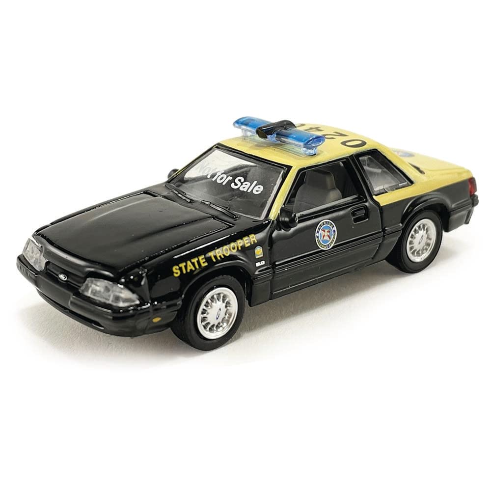 1991 SSP Police Black and Cream Florida Highway Patrol 1/64 Diecast Model Car by Greenlight for Acme 51494