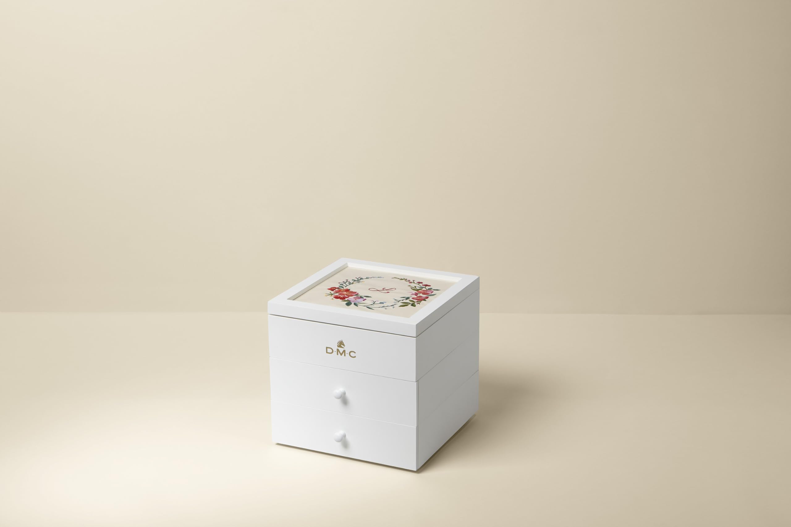 DMC Modular Storage Box Includes 70 Skeins of DMC Six-Strand Embroidery Floss