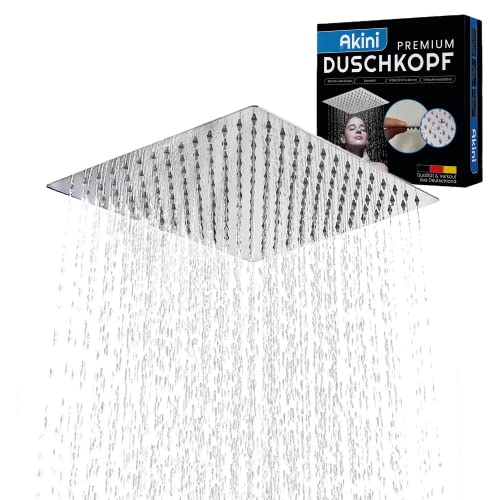 Edelstahl Regendusche 7,5 Zoll - Mit Anti-Kalk Düsen & Wassersparend