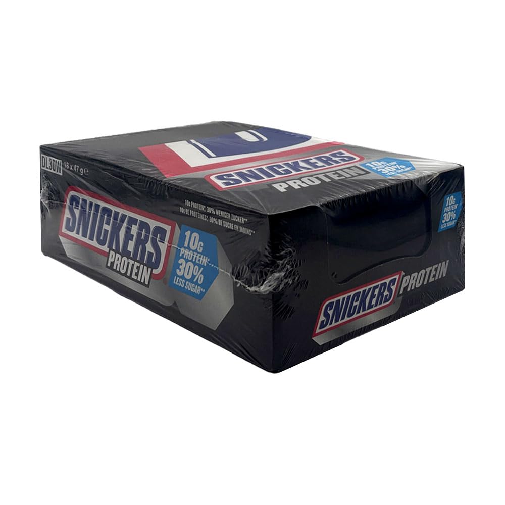 Snickers Protein Riegel, Kiste mit 18x 47g