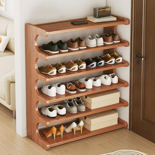 Étagère de rangement en bambou à 5 niveaux pour toute la maison