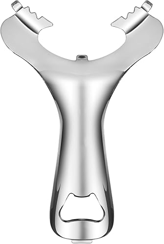 Abridor de tarros Mason sin tapa, abolladuras o daños, abridor de tarros multifuncional, fácil de girar, manual de mano, removedor de botellas,