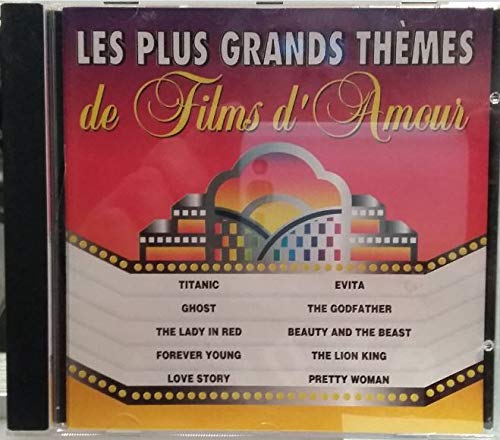 Les plus grands thèmes de films d'amour [Audio CD] Titanic, Evita, Ghost, The Godfather, The lady in red, Beauty and the Beast, Foreyer young, The lion King, Love story, Pretty womeng [Audio CD] Titanic, Evita, Ghost, The Godfather, The lady in red, Beauty and the Beast, Foreyer young, The lion King, Love story, Pretty womeng