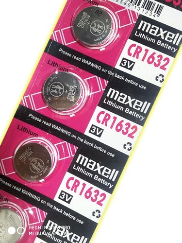 Image of Maxell CR1632 Lithium Battery (Pack of 5)