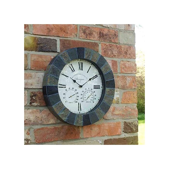 Buy Garden Mile® Large Modern Slate Effect Rustic Indoor/Outdoor Wall