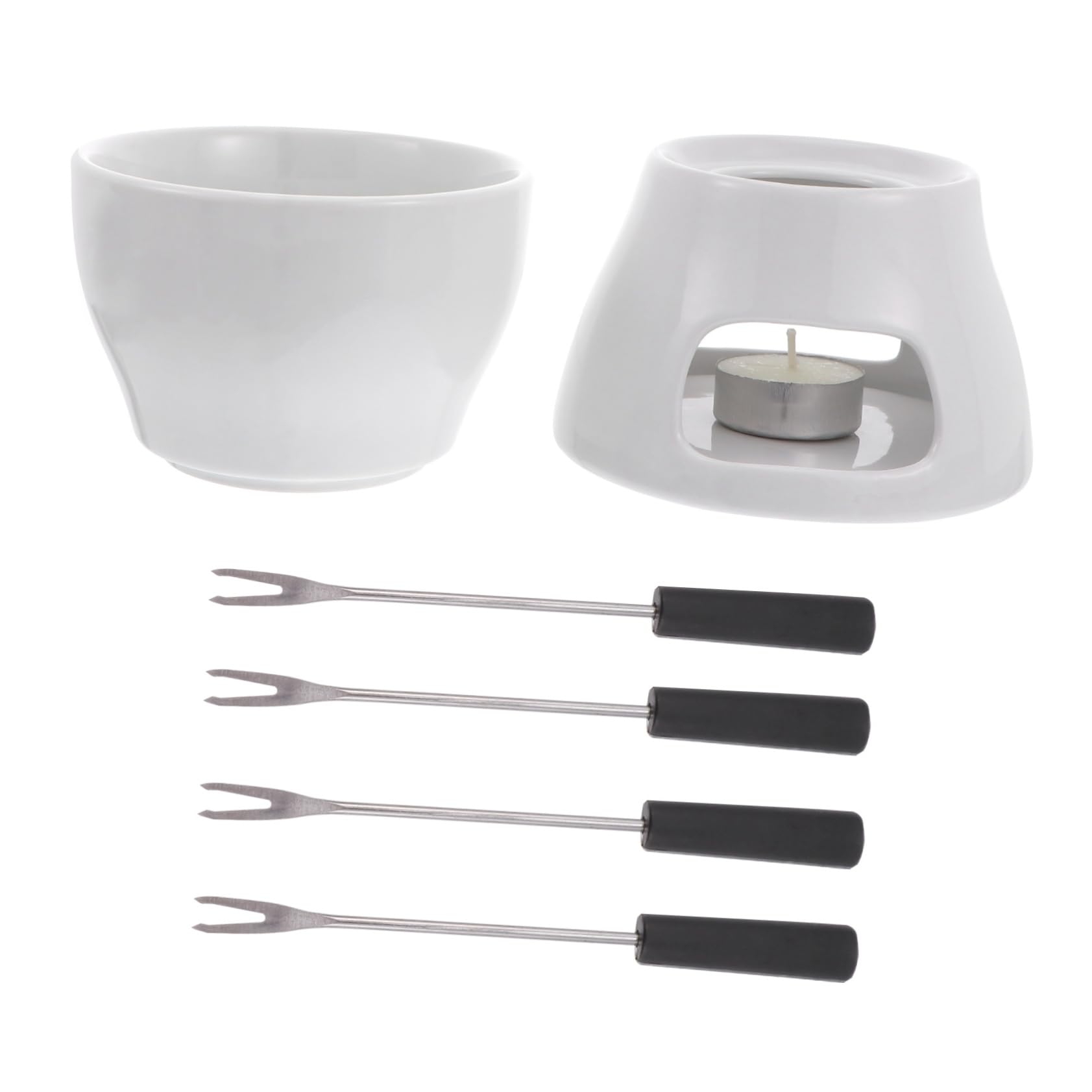 Cabilock Scaldaburro Pentola per Fonduta in Ceramica per Uso in Cucina