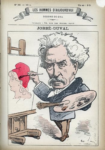 Portrait d'Armand Félix par André Gill, affiche d'art aux finitions premium