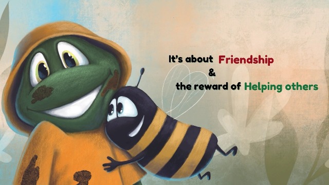 Image of Little Green Frog Helps a Friend: Story Book for Toddlers and Preschoolers
