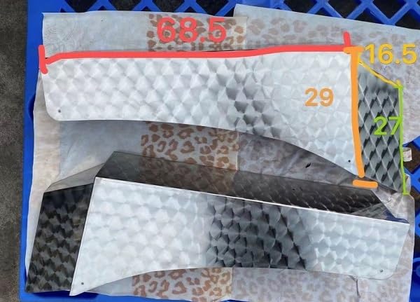 △スーパーグレート△ウロコステンレス△マッドガードカバー△レトロ