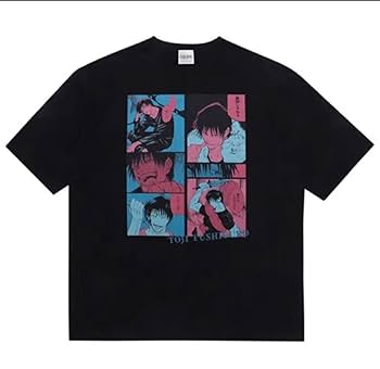 Amazon.co.jp: 呪術廻戦 伏黒甚爾 ビッグシルエットTシャツ