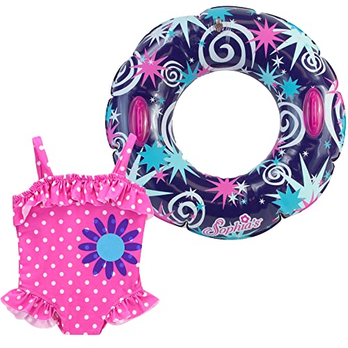 Ropa para muñeca Sophia's 18" traje baño con flotador miniatura 4