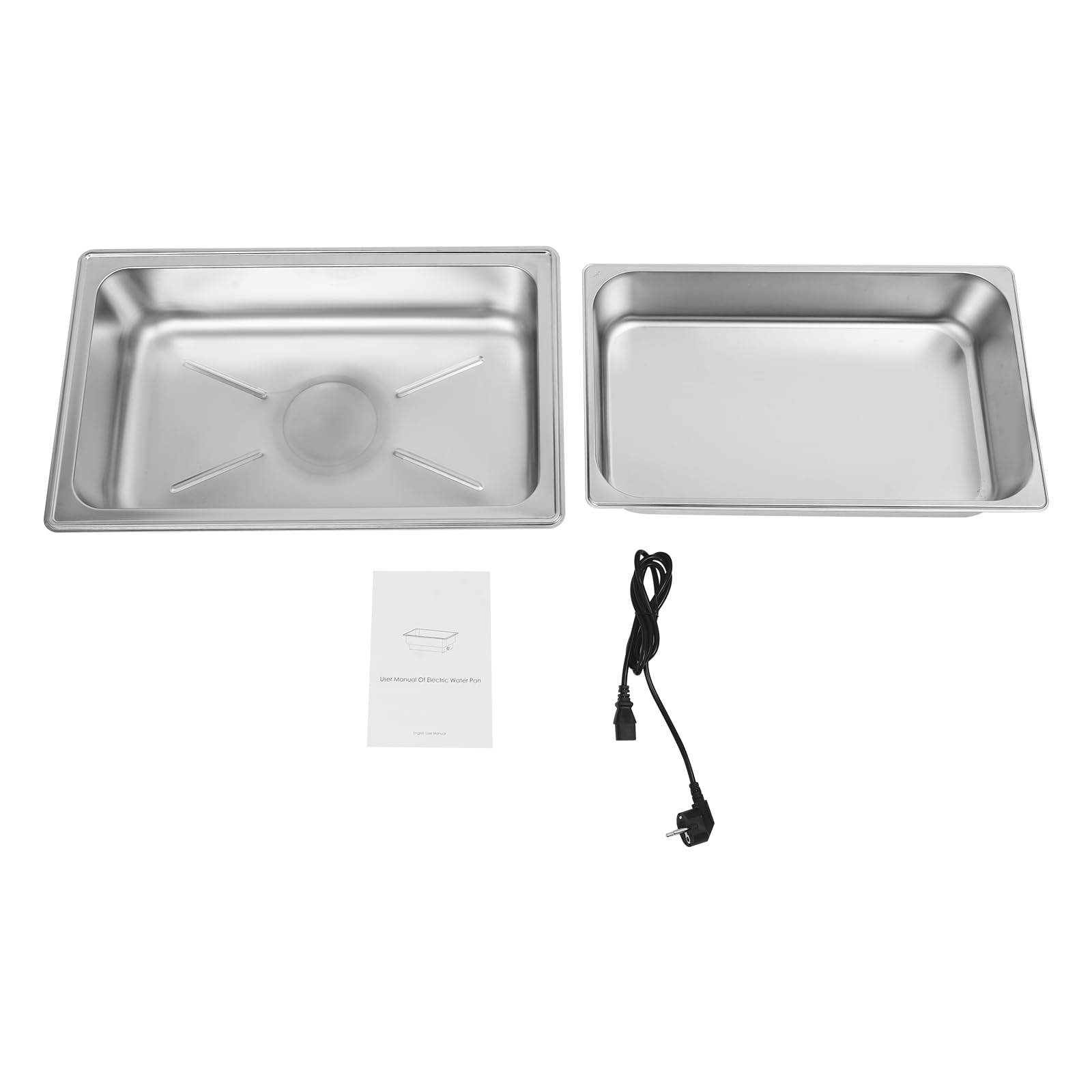 Chafing Dish Set da 13,5 l, per buffet, 600 W/50 Hz, 30 – 110 °C, scaldavivande per buffet, snack bar, feste di famiglia, banchetti per hotel, 56 x 36 x 18 cm