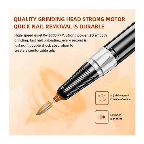 Nail-Grinding-Machine-45000RPM-Nail-Drill-Electric-Manicure-Machine-with-LCD-Display-Professional-Cordles-Nail-File-Kit-for-Nail-Equipment-for-DIY-Home-or-Salon-Mani-Pedis